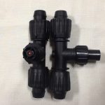 Power-Loc Tee 3/4" w/Automatic Flush Valve